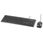 Hama Cortino keyboard USB QWERTZ German Black