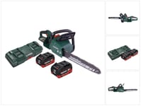 Metabo MS 36-18 LTX BL 40 akkusaha 36 V (2x 18 V) 40 cm 22 m/s harjaton + 2x akku 10,0 Ah + kaksoislaturi