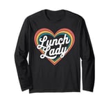 Lunch Lady Heart Cafeteria Worker Long Sleeve T-Shirt