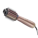 BaByliss Air Power Volume 2-in-1 Hair Dryer and Styler, Wet and Dry Modes, Smoothing Blow Dryer Brush with 3 Temperature Settings, Ionic, Ceramic, Gold