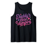 Daddy's Little Vampire Sweet Tiny Bites Halloween Dad Kids Tank Top