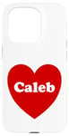 iPhone 15 Pro I Love Caleb Heart Cute Caleb Name Birthday Case