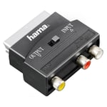 HAMA Adapter 3xRCA-Scart Hona-Hane I/O Svart