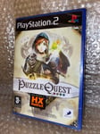 Puzzle Quest Challenge Of Le Warlords PS2 PLAYSTATION 2 Nouveau Pal Italien