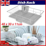 Kitchen Chopsticks Spoon Drainer Water Dishes Fork Cutlery Drying Holder Rack UK