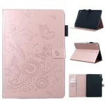 iPad 10,2" 2021/2020/2019 Etui med kortspor og stativ - Rosa