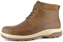 Pomarfin herrboots bred läst Gore-Tex brun