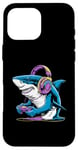 Coque pour iPhone 16 Pro Max Costume de requin pour adolescents - Jeu vidéo - Peluche requin