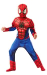 Boys SPIDER-MAN Muscle Chest Deluxe Spiderman Fancy Dress Superhero DC Marvel