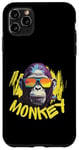 iPhone 11 Pro Max Angry Monkey King Gorilla Face Funny Graphic Men Women Kids Case