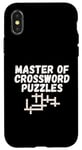 iPhone X/XS Puzzle Lover Master of Crossword Puzzles Case