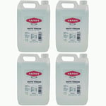 Aksoy White Vinegar 5L X 4 | Bulk Pack of Distilled Vinegar for Cleaning, Cooking, Pickling & Household Use | Ideal for Tough Stains, Marinating & Weed Control