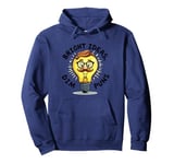 Bright Ideas Dim Puns Funny Light Bulb Pun Lovers Pullover Hoodie