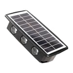 Jusch - Lampe solaire, led, IP65, Noir