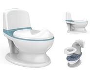 Babify Reducteur Toilette Enfant avec Sons, Rehausseur Enfant WC, Siège Apprentissage de la Propreté, Siège de Toilette Ajustable, Réducteur Cuvette avec Coussin Antidérapant, Pot Bebe Toilette