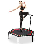 ONETWOFIT Trampoline de Fitness Professionnel 48 po, avec Poignée Ajustable pour Une Utilisation en Extérieur et en Intérieur, Convient au Fitness des Adultes, Capacité de Poids : 150 kg OT088