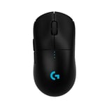 Logitech G Souris de Jeu sans Fil Pro 2 Lightspeed, jusqu'à 4 Boutons latéraux magnétiques Personnalisables et commutables, Chargeur USB-C, capteur 32k DPI pour pour PC/Mac.