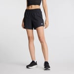 New Balance RC Seamless 5" Shorts Svart med Reflekser | Løpeshorts for Optimal Komfort