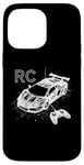 Coque pour iPhone 14 Pro Max Voiture RC 3D Wireframe - Télécommande Vintage Lover Racing Lover