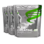 3 x Kreatiini - 500 g - Body Science Pure Creatine - Kreatiinimonohydraatti, Tehonlisääjät