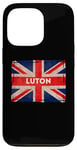 Coque pour iPhone 13 Pro Drapeau Luton Bedfordshire Born And Bred