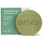 Arista Anti Dandruff Shampoo Bar | Sulfate Free Shampoo Bar | Tea Tree Oil, Neem Leaf Powder & Arnica Shampoo Bar | Antibacterial Shampoo Bar | Anti Dandruff Shampoo Women & Men | Vegan Shampoo Bar