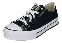 CONVERSE Garçon Chuck Taylor All Star Eva Lift Canvas Platform Boty, Black White Black, 39 EU