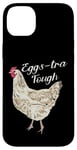 Coque pour iPhone 14 Plus Eggs-tra Tough Poule blanche