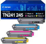 TN241 TN245 Compatible Cartouche de Toner Remplacement pour Brother TN241BK TN-245 TN-241 pour Brother DCP-9020CDW MFC-9340CDW MFC-9330CDW HL-3140CW HL-3150CDW MFC-9140CDN (4-Pack).[G864]