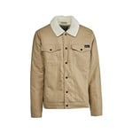 thread collective inc. Roy Trucker Sherpa Lined Veste, Kaki, M Homme