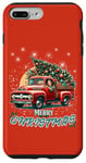 iPhone 7 Plus/8 Plus Red Truck Vintage Wagon Christmas Tree Pajama Family Xmas Case