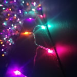 10m Multi Function Battery Operated Rainbow LED Fairy Lights Christmas Decorations with Timer