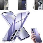 Army V3 Samsung Galaxy S24/S24FE/S24Ultra skal fodral - TRANSPARENT SAMSUNG S24 FE