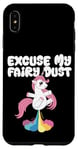 Coque pour iPhone XS Max Excuse My Fairy Dust Funny Unicorn Rainbow Peter