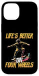 Coque pour iPhone 14 Skateboard Lovers Skater Board pour hommes