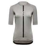 GORE WEAR Women's Breathable Cycling Jersey, Torrent, Fast Moisture Wicking, Short Sleeve Road Bike Style Cycling Shirt, Lab Gray, 38