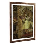 Big Box Art Framed Print of Walter Sickert Vesta Victoria Design | Wall Art Picture | Home Decor for Kitchen, Living, Dining Room, Bedroom, Hallway, Office, Walnut, A2 / 24.5x18 Inch / 62x45cm