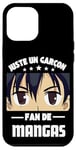 Coque pour iPhone 15 Pro Max Juste un garçon Manga- otaku japonais manga