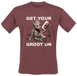 Guardians Of The Galaxy Vol. 2 - Get your Groot on T-Shirt red