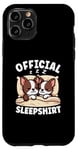 iPhone 11 Pro Official Sleepshirt Boston Terrier Sleepyheads Napping Case