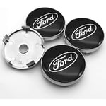 F11 - 60MM 4-pack Centrumkåpor Ford Silver one size