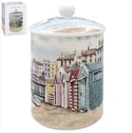 Sandy Bay Beach Seaside Ceramic Canister Tea Coffee Sugar Jars Pots Containers