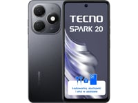 Tecno Mobile Spark 20 16,7 Cm (6,56&Quot ) Dual Sim Android 13 4G Usb Type-C 8 Gb 256 Gb 5000 Mah Svart