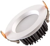 IUHUA 10W encastré Rond Downlight 5 Pouces LED Panneau de Plafond Circulaire lumière découpée 110mm Blanc Froid projecteur Lampe luminaire (Couleur: lumière Neutre (4000K))