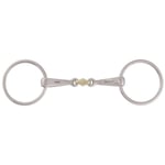 Stübben SteelTech 2-in-1 Loose Ring Snaffle 3-delt bitt - 14,5