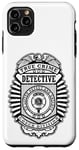 Coque pour iPhone 11 Pro Max Badge de police amusant True Crime Detective Division