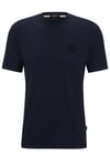 Hugo Boss Black Mens Tiburt 278 T Shirt Navy - Blue Cotton - Size Large