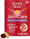 Seven Seas JointCare Max Glucosamine and Omega-3 / 30 Day Duo Pack