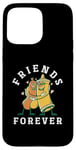 Coque pour iPhone 15 Pro Max Hot-dogs Mustard Love de Friends Forever