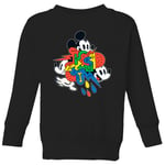 Disney Mickey Mouse Vintage Arrows Kids' Sweatshirt - Black - 9-10 ans